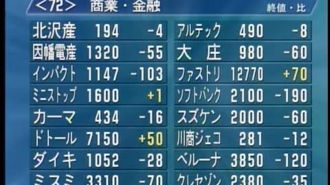 Japan NHK September 17, 2001 330pm-400pm JST