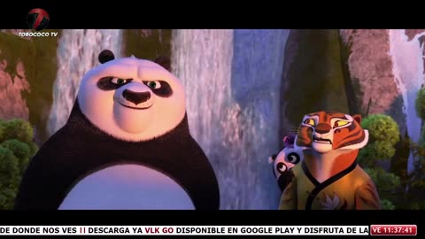 [Clip] Kung Fu Panda 3 | Po entrenar a los Pandas | Torococo TV (Venezuela 🇻🇪) (07/01/2026)