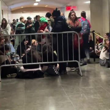 A large crowd of women have shown up to see Luigi