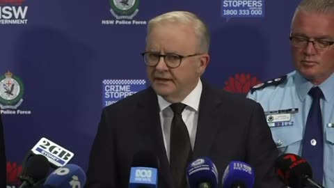 Albanese gives a press conference