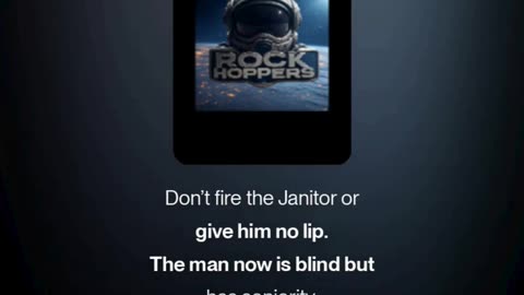 The Janitor is Blind