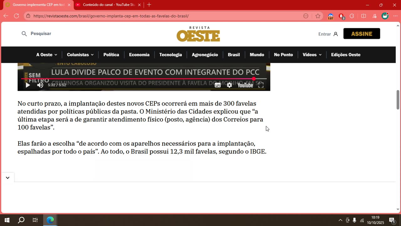 Governo implementa CEP em todas as favelas do Brasil.mp4