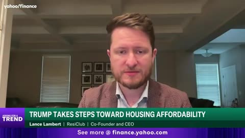 President Trump wants to ban institutional homebuying