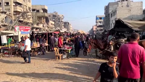 Gazans struggle to find basic necessities as they fear winter in tents