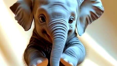 Cute Baby Elephant Playing On Human Hand #elephant #cuteanimals #animal #animallover #animalshorts