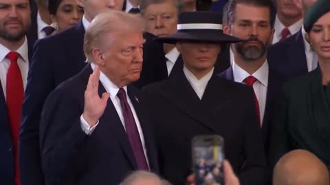 Donald J. Trump officially sworn as 47th president