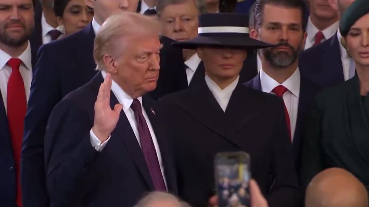 Donald J. Trump officially sworn as 47th president