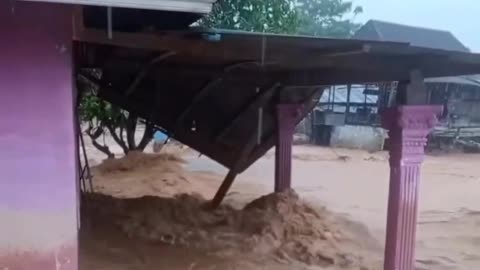 Severe Flooding In Kapalo Koto, Padang, West Sumatra, Indonesia, 12/14/2025
