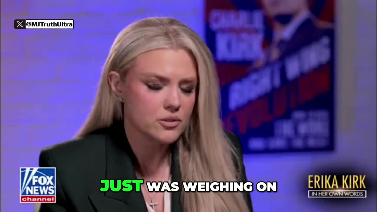 Erika Kirk discusses why she forgave her husband’s alleged killer, Tyler Robinson