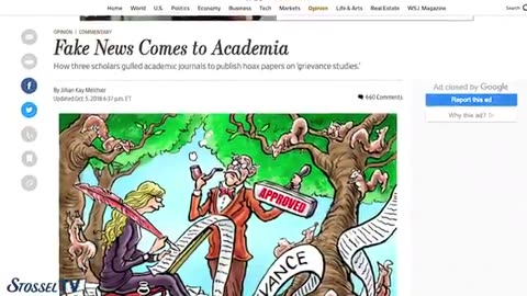 John Stossel: It was a bizarre news story -- seven academic journals published absurd hoax papers.