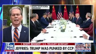 Bessent makes Hakeem Jeffries PAY for trying to dunk on Trump — BOOM