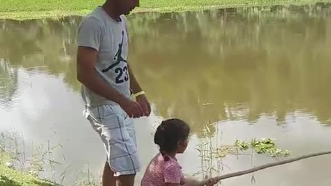 Fishing with daddy