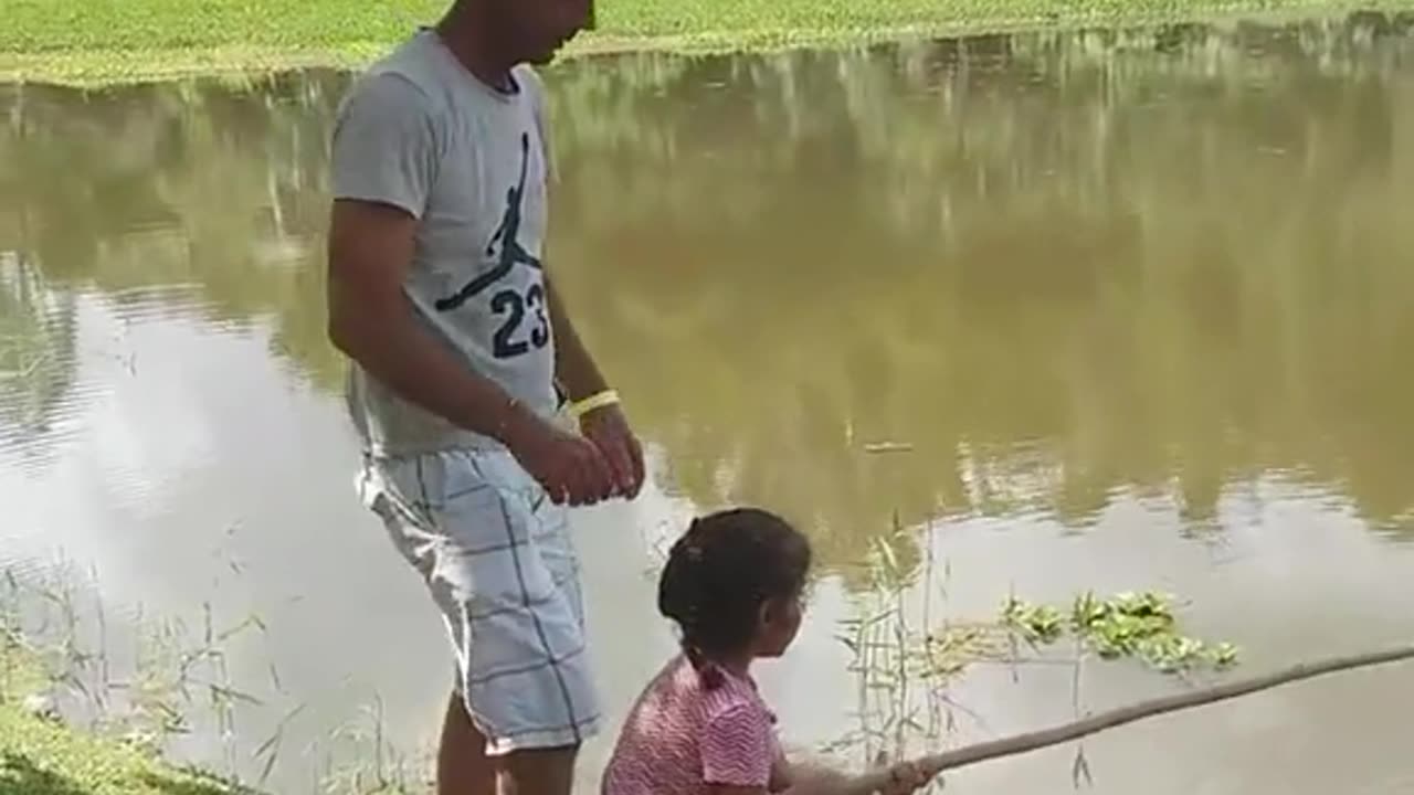 Fishing with daddy