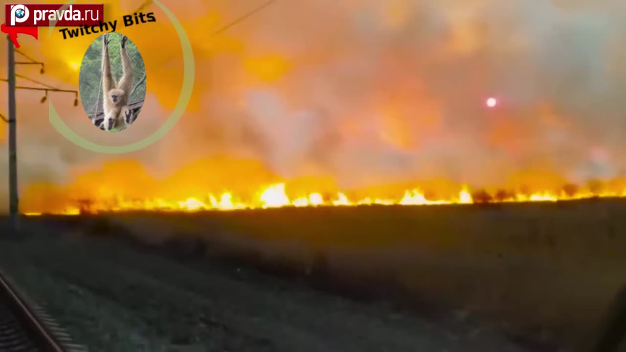 Train Wall of Fire