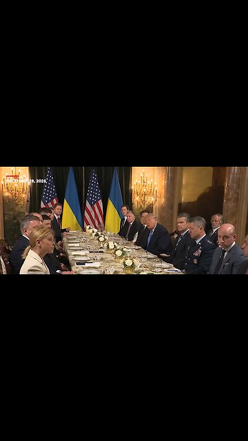 Trump Offers The Press Lunch