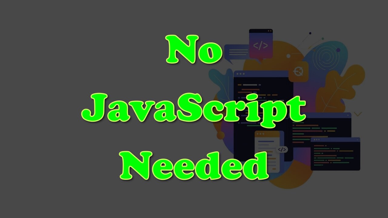 No JavaScript Needed! Pure CSS Full Page Scroll Animation