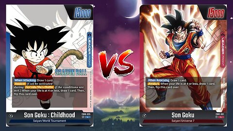 Dragonball Fusion World Online Son Goku Childhood VS Son Goku!!