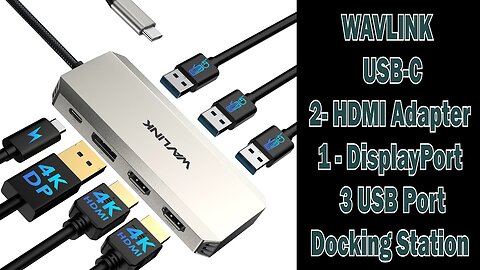 Wavlink 3 Display USB-C Docking Station