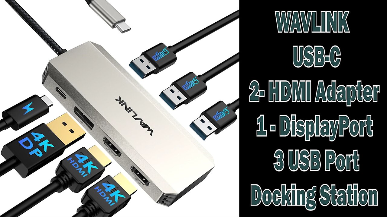 Wavlink 3 Display USB-C Docking Station