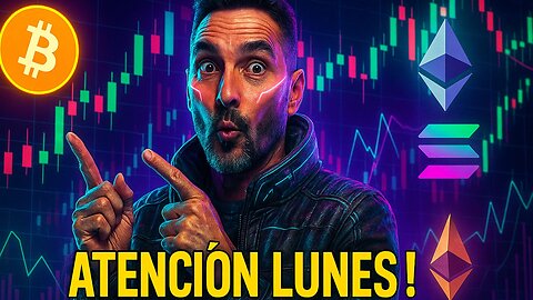 ATENCION LUNES Y DIA 30 !!!🤔 Bitcoin 💰 Ethereum 🌐 Solana ☀️ 