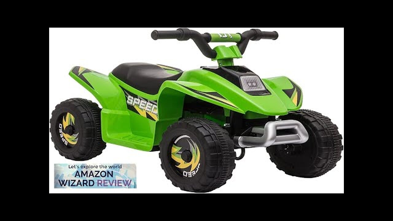 Aosom 6V Kids ATV 4-Wheeler Ride on Car Electric Motorized Quad Battery Review