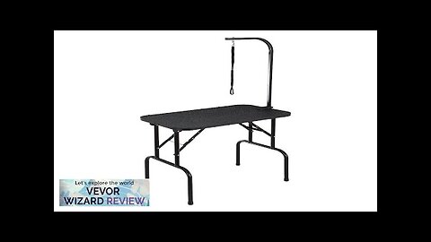 VEVOR Pet Grooming Table Arm with Clamp 32''x18'' Dog Grooming Station Foldable Review