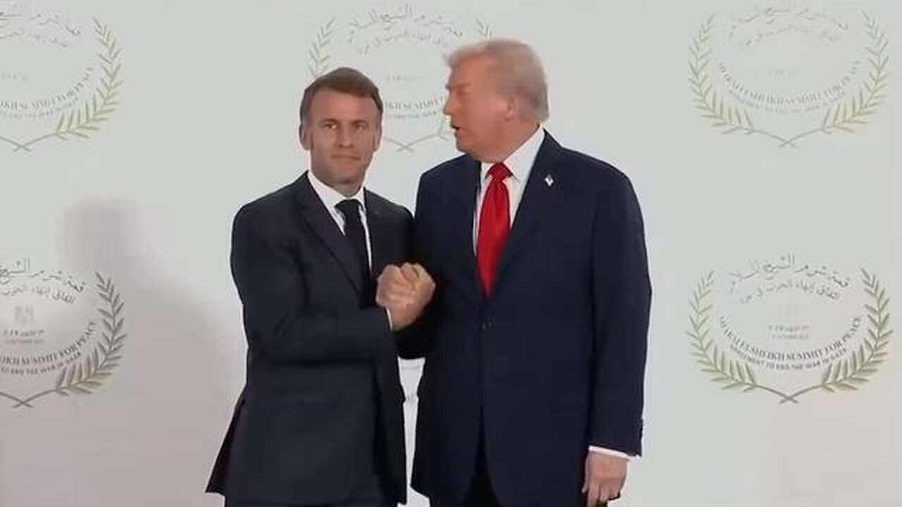 Trump and Macron - The Masonic Handshakes - Gaza Summit | 13 October 2025