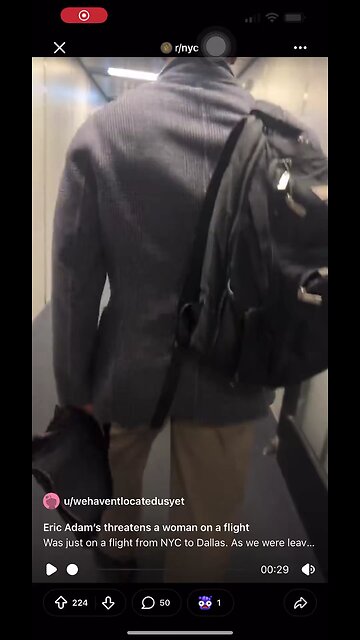 Former NYC Mayor Adams just went FULL Brooklyn on a white liberal masked heckler at the airport!