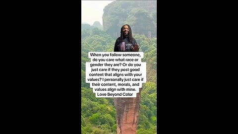 When you follow someone, do you care what race or gender they are?