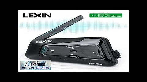 2024 LEXIN-MTX Motorcycle MESH&Bluetooth Headset Intercom With Mesh Communication System Review