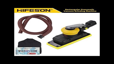 HIFESON 70x198mm Pneumatic Orbital Sander 98A Air Sander Polishing Vacuum Rectangular Review