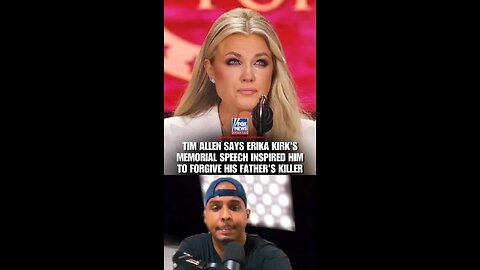 TIM ALLEN SAYS ERIKA KIRK’S & MEMORIAL SPEECH INSPIRED HIM TO FO🔥 #viral #reels #shorts #short #fyp