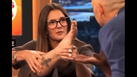 Double Checking Her Feet