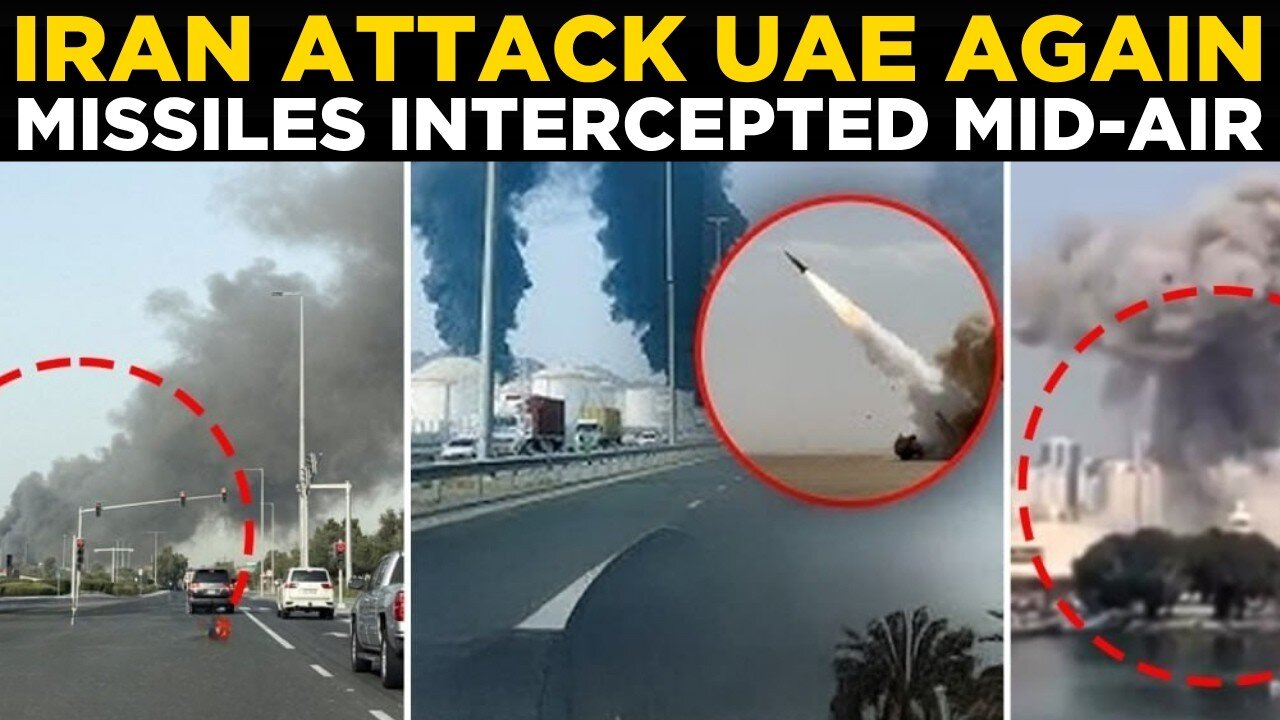 LIVE | UAE Intercepts Iranian Missiles First Strike Since Ceasefire | Middle East Fumes Rise Again