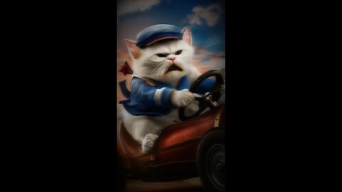 The Feline Fury: Cat’s Vengeance on Wheels