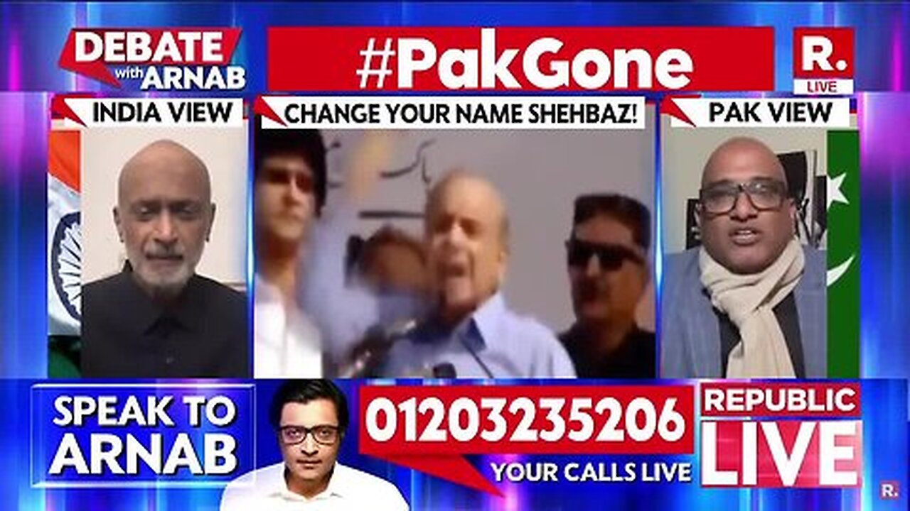 Debate With Arnab_ Will Shehbaz Sharif Change His Name_ Pak On The Brink, PM In Delulu