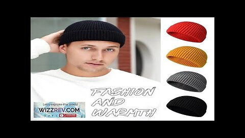 Knitted Hat for Men & Women Caps Wool Fashion Simple Warm Skullies Review