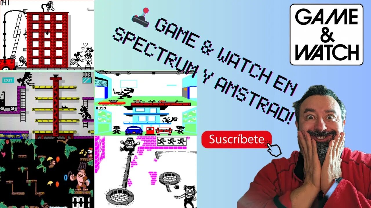 🕹️💾Game & Watch en ZX Spectrum, Amstrad CPC y NEXT: ¡Revive la Magia Retro! 🎮