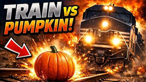 Put a Pumpkin on Train Tracks… This Happened. 12/20/25