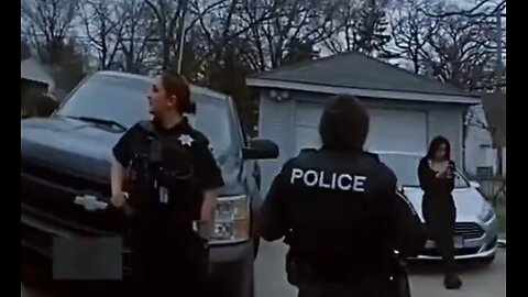 Police remove stalking woman from ex boyfriend's property, domestic dispute