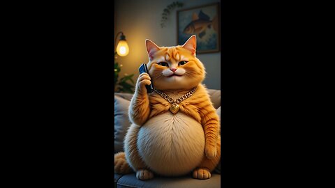 When this Fat Orange Cat Invited the Chicken in her Home😺 🐔🍗#cats #aicatvideo #catvideos #shorts