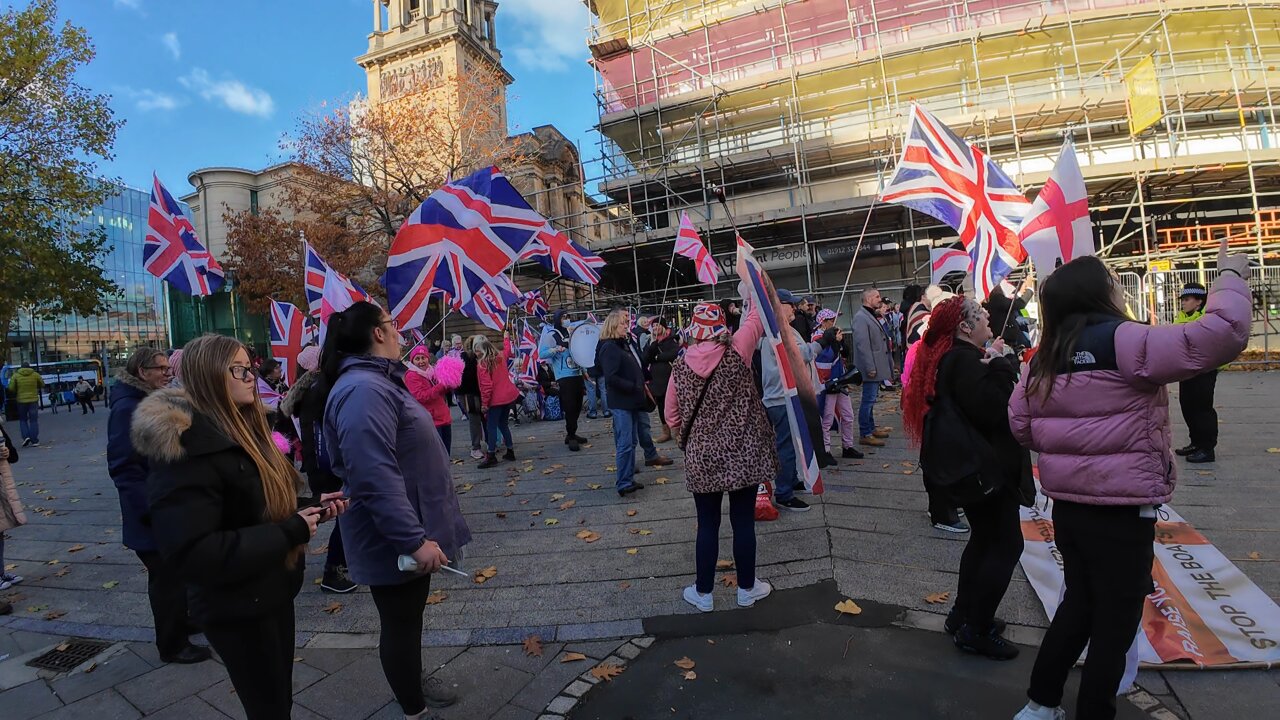 Newcastle Migrant Protest - Sat. 25/10/25 - 'Two shiners & a broken sneck' series