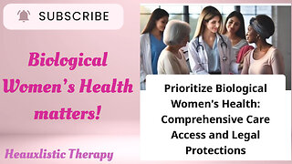 WOMEN'S HEALTH SHOULD BE THE PRIORITY! NOT TRANSGENDER SURGERY & HORMONE BLOCKERS!