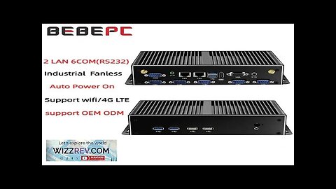 Mini Industrial PC Fanless Dual LAN 6*COM 4G LTE Core i5 4200U Review