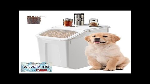 4.5Gal/20L Large Ingredient Storage Container Airtight Kitchen Flour Bin Review