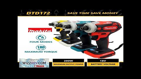 Makita DTD172 180NM Cordless Impact Driver 18V LXT BL Brushless Power Tools Review