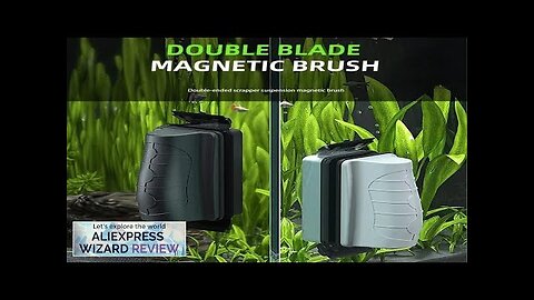 Magnetic Aquarium Fish Tank Brushes Glass Window Algae Scraper Cleaner Aquascaping Tools Review