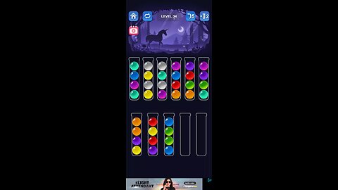 ball sorting puzzle level 34