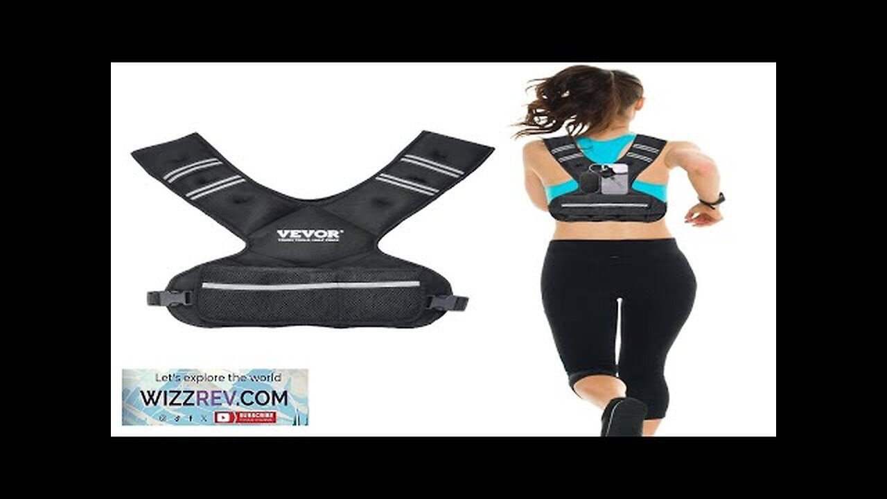 VEVOR 20-32lb Adjustable Weighted Vest for Men Women Strength Training Running Review