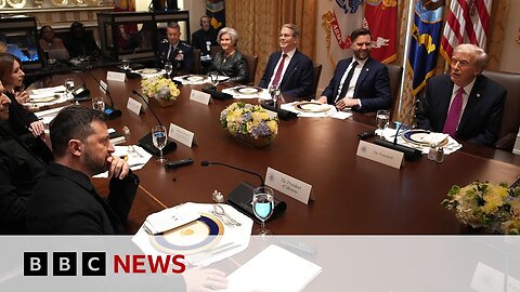 Trump and Zelensky discuss Tomahawk missiles in US meeting | BBC News